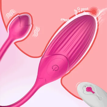 10 Velocidades Calcinha Vibratória Ovo G Spot-Vibrador de Controle Remoto Pulando Ovos Vaginal Estimulador de Clitóris Brinquedo do Sexo para Mulheres