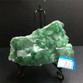 100% Natural Rara Verde Flúor Cluster De Cristal Mineral Amostra De Pedra E Cristais De Cura De Cristal