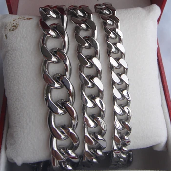 11.5 mm link interessante homens/menino 316L chain de aço inoxidável, colares e pingentes homens jóias de punk