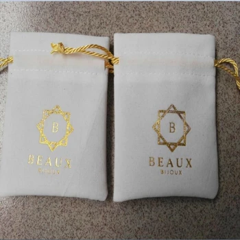 200pcs CBRL 7*9cm de veludo cordão de jóias bolsa de veludo de presente os sacos para o pó de logotipo personalizado de jóias, armazenamento e embalagem