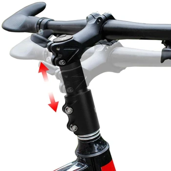 28.6 mm de Bicicleta Garfo Haste Ascendente de Extender a Extensão de Bicicleta Bicicleta de Ciclismo-Tronco a Cabeça de Arrecadação de Mountain Bike posição do Guiador Increaser