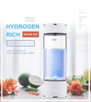 420ml de Hidrogénio, Ricos em Água, Máquina de PC ou de Liga de Zinco Inferior SPE PEM H2 Hidrogênio Alcalino rico em Hidrogénio Garrafa de Água