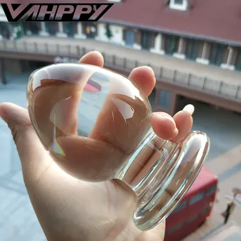 67mm Grande pirex de vidro anal butt plugs de bola sexo gay brinquedos de vidro para mulheres, homens anal com vibrador masculino masturbador massagem erótica toysBL6701