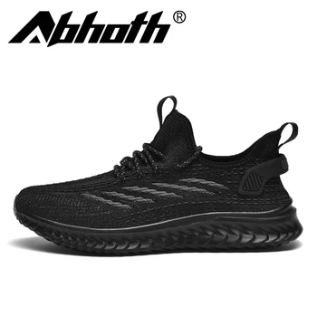 Abhoth Sapatos de Mens Respirável Sapatos de Desporto de Moda masculina de Tênis para Homens 2022 Novo Elasticidade das Mulheres Primavera Sapatos de Tamanho Grande 48