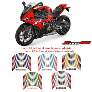 Acessórios da motocicleta Aro de Roda Listras Decalques Adesivos de Fita Reflexiva Para a BMW S1000RR 2009-2022