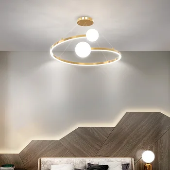 Acrílico LED Moderna Lustre de Sala de estar Lustre de Mesa de Jantar Cozinha Lustre Iluminação interna