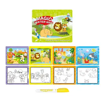 Adorável de Água de Pintura Livro de Educação infantil Presentes Multifunção Brinquedos Interativos Reutilizáveis Tablet de Desenho para Meninas Meninos