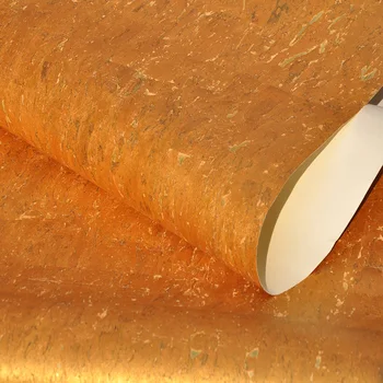 Amostra grátis MYWIND Novo Design Escuro Dourado Inferior Estilo Boêmio de Luxo, papel de Parede por Atacado Casa de Vida de Cortiça, revestimentos de parede