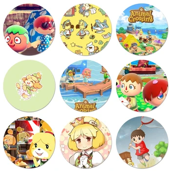 Animal Crossing Ícones Pinos De Crachá De Decoração Broches Emblemas De Metal Para Mochila Decoração