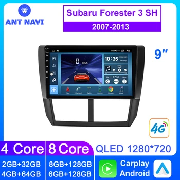 AntNavi Android Rádio do Carro Para Subaru Forester 3 SH 2007-2013 GPS Bluetooth Autoradio Leitor Multimédia sem Fios Carplay 7862S 4G