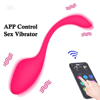 APLICATIVO de Controle Remoto Vibrador Vibrador wi-Fi Bluetooth Vibrador sem Fio Desgaste de Vibração Calcinha Vagina Ponto G Clítoris Alguns brinquedos do Sexo