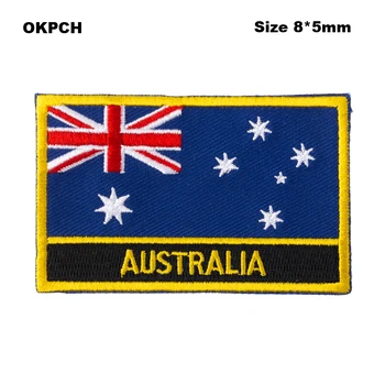 Austrália Bordado Bandeira Manchas de Ferro, Viu no correções de Transferência de Aplicações de Costura de Roupas em Casa&Jardim