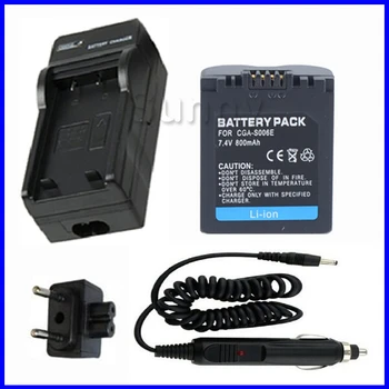 Bateria + Carregador Kit para Panasonic Lumix DMC-FZ7,DMC-FZ8,DMC-FZ18,DMC-FZ28,DMC-FZ30,DMC-FZ35,DMC-FZ38,DMC-FZ50 Câmera Digital
