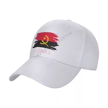 Boné de beisebol de Angola Legal Bandeira Angolana Fãs Selvagem Sombra de Sol Atingiu Ajustável ao ar livre Caps para Homens Mulheres