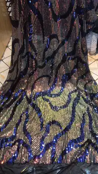 Clássico design de vestido de tecido/paetês bordados francês malha de tule de renda África Nigéria laço de tecido para o vestido de noite de festa saia