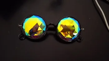 cores coloridas caleidoscópio de óculos para festa,musdic festival