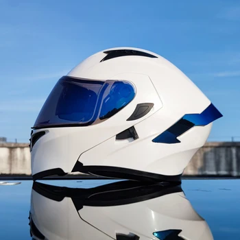 De Capacetes para motociclistas de lente Dupla capacete integral de Alta qualidade DOT aprovados Moto cascos motociclistas capacete