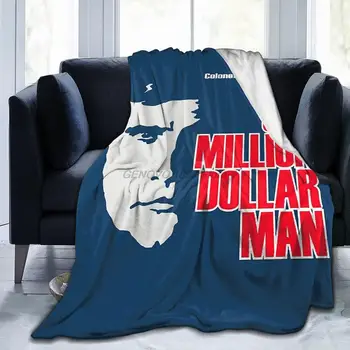 De seis Milhões de Dólares Man1 Ultra Macio Micro Velo Jogar Cobertor Colcha Leve para o Sofá Quarto, Escritório de Viagens 60X50