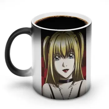 Death Note Misa Amane Caneca Anime De Cerâmica, Canecas De Café, Que Muda De Cor Barato Elegantes Copos
