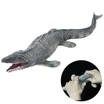 Engraçado Simulação Mosasaurus Modelo De Dinossauro Forma De Brinquedo Figura De Ação, Pintados À Mão, Dom Crianças