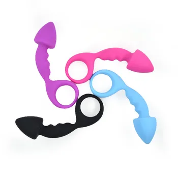 Erótico Plug anal para Iniciantes Erótico Brinquedos de Silicone Plug Anal Produtos para Adultos de Sexo Anal Brinquedos para Homens, Mulheres Anel Massageador de Próstata