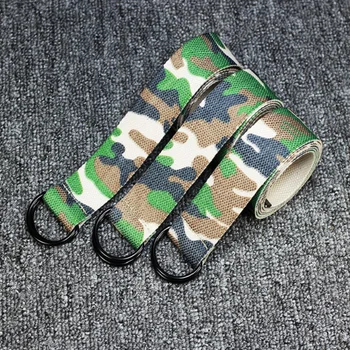 Exército Verde Lona de Nylon Cinto de Metal Duplo Anel-D Fivela de Correias de Cintura Designer de Moda Unissex Calças de Cintura pasek damski 2020