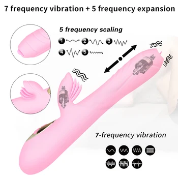 Femlae Língua Vibrador Brinquedo do Sexo para Adultos Aquecimento Vibrador Vibrador na Vagina Lambendo Telescópica Vibrador Para as Mulheres Femlae Masturbadores