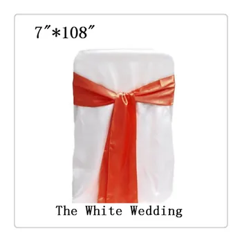 Frete grátis 100 pcs laranja casamento de arcos para o banquete cadeira para Decoração de Casamento