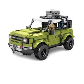 Grande CIDADE Fora-de-Estrada SUV Carro a VELOCIDADE do Veículo CAMPEÕES Carro Conjuntos de blocos de Construção de Kit de Tijolo Modelo de Brinquedos