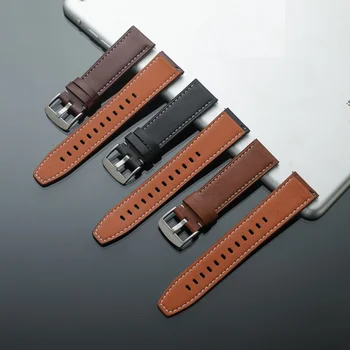 Liberação rápida, Inteligente Faixa de Relógio Para Amazfit GTR 2 de Couro Pulseira Para Xiaomi Huami GTR42 47mm GTR2 GTS2 Bip U/S Bracelet