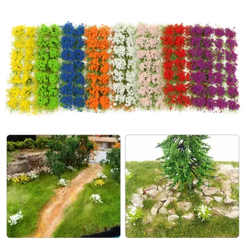 Mini Caixa De Areia Micro Paisagem Jogo Selvagem Em Miniatura Grama Flor Modelo De Cluster Cena De Simulação De Terreno De Produção