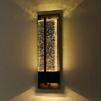 Moderna sala de estar de luxo, luzes de Parede de bolhas de Ar K9 de Cristal de Decoração de Casa de Sutia Varanda iluminação do Corredor do Quarto de cabeceira lâmpada de Parede