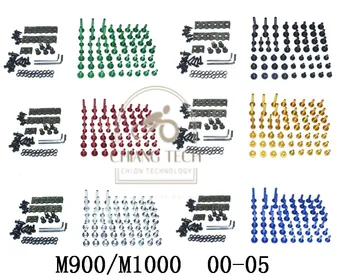 Moto Completa Carenagem Parafusos do Kit de Carroçaria Parafusos Para Ajuste da DUCATI M900/M1000 2000-2005