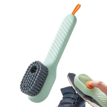 Multifuncional Escova Com Sabão Dispensador Automático de Sabão Líquido Adição de Sapato Escova de cerdas Macias, Escova Para Roupas Conselho Tabela