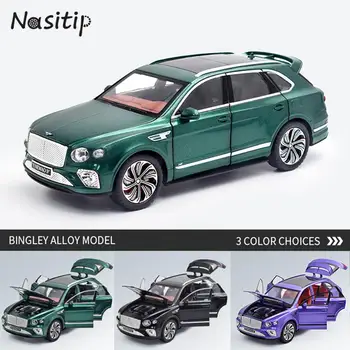 NASITIP 1:24 da Liga de Modelo de Automóvel Compatível Para a Bentley Bentayga Simulação de Puxar de Volta o Carro Ornamentos Para os Presentes dos Meninos