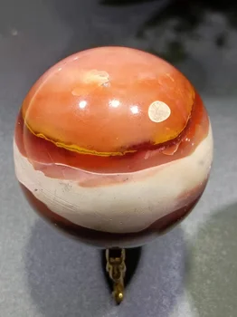 Natural de cristal de quartzo bola de energia pingente de ovo. Yellowstone elaboração de Reiki casa ornamento polido bola de chakra dom de cura