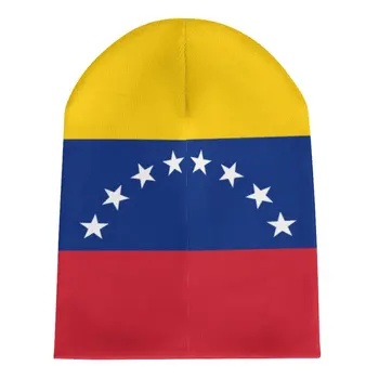 Nação Venezuela Bandeira Do País De Malha Chapéu Para Homens, Mulheres, Meninos Unisex Inverno Outono Gorro Cap Quente Bonnet