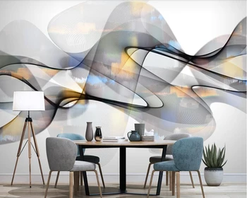 Papel de parede de Tinta abstrato moderno 3d papel de parede,restaurante, sala de estar, bar, TV, sofá de parede de cozinha ou papel de parede decoração mural