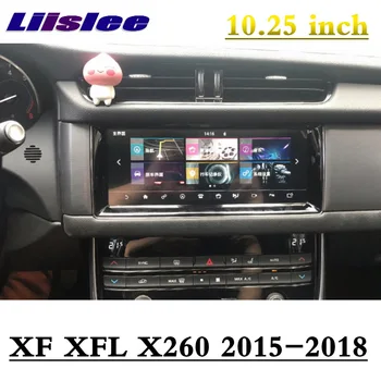 Para a Jaguar XF XFL X260 R-Sport 2015-2018 CarPlay Carro de Adaptador Leitor Multimédia de 10,25 o GPS Tela de Áudio de Rádio-Navegação NAVI