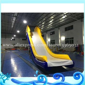 Personalizado barata inflável iate slide/ Inflável da Corrediça de Água/ infláveis flutuantes para apresentação de iate