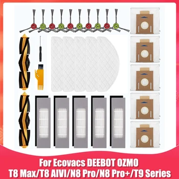 Peças de reposição Para Ecovacs DEEBOT OZMO T8 Max T8 AIVI Pro N8 N8 Pro+ Robô Aspirador de pó Kit de Acessórios