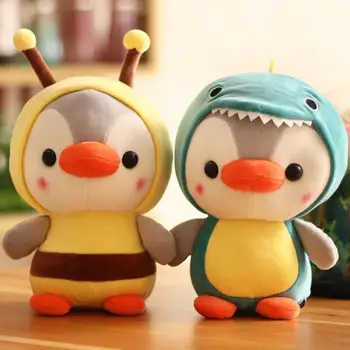 Pinguim De Pelúcia Boneca Baby Kids Brinquedos Macios Bichos De Pelúcia Almofadas Para Casa De Carro Decoração De Almofadas Amigo Da Menina De Presente De Aniversário Brinquedos Populares 2023