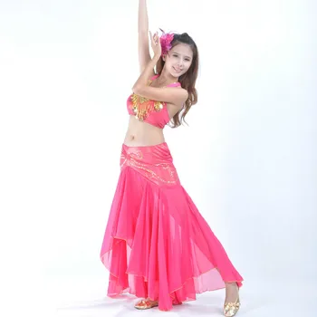 Profissional BellyDance Traje Conjuntos de Concurso para a Senhora Dança Oriental Trajes de Bollywood Dance Vestido de Roupa de 89