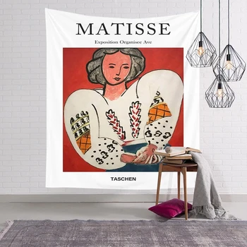 Psicodélico Colorido Artista Matisse, Tapeçaria, Pintura, Tapeçaria De Parede De Ouija Decoração Sala De Estar Pequena Tapeçaria, Decoração De Casa
