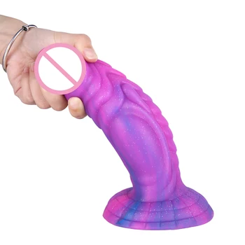 Realista Vibrador Simulação Pênis Piscar De Silicone Líquido Pênis Com Ventosa Adultos, Casais Do Mesmo Sexo Mulheres Brinquedos Sexuais, Masturbação Dispositivo