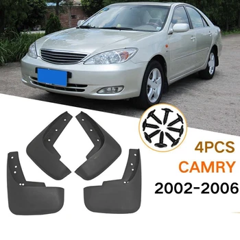 Resguardo para 2002-2006 Toyota Camry 4Pcs Lama Dianteiro e Traseiro Abas pára-lamas Fender Acessórios do Carro