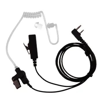 Tubo acústico Auscultador Microfone de Substituição para Baofeng Kenwood UV-5R Duas Vias de Rádio Anti Ruído Auscultador