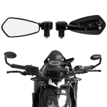 Universal Motocicleta de Alumínio, Guidão Espelhos retrovisores PARA YAMAHA FZ6 SPPC MT 125-125 MT125 PARA HONDA CRF 450L XR 400 XR 150