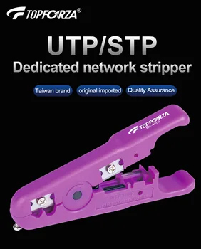 UTP/STP Cabo de Rede Stripper Telefone Ethernet Cabo Decapagem Ferramenta de corte