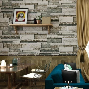 wellyu Retro papel de parede de mármore tijolo antigo tijolo industrial vento papel de parede do restaurante, loja de roupas barbearia papel de parede